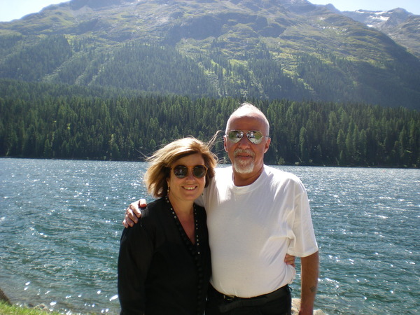 Paulo and Christina in St Moritz
