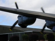 Merlin engines fired up, Lancaster Just Jane NX611