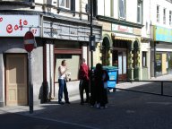 boarded-up shops