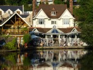 Weyside, riverside pub, formerly the Jolly Farmer